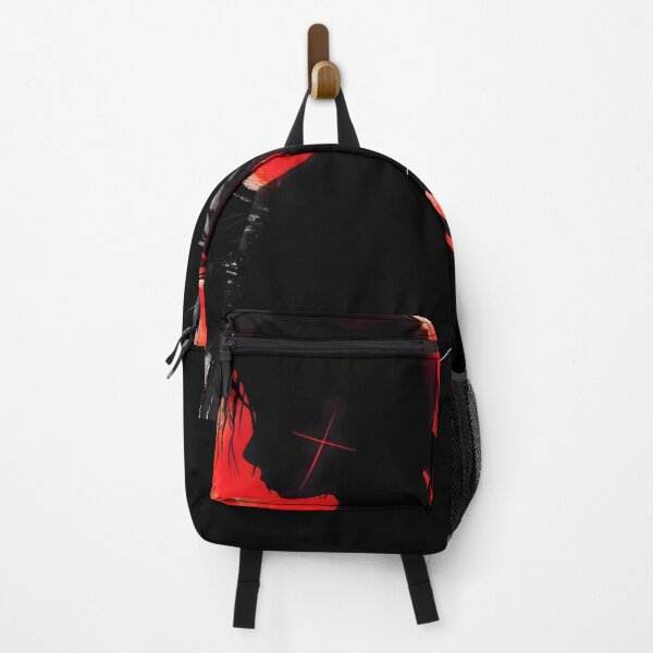 Item preview, The Glowing Scar - Himura Kenshin Crimson Sun Samurai Silhouette designed and sold by Teenkai.