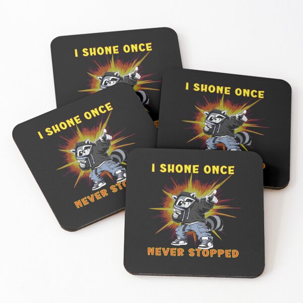 Item preview, I Shone Once Never Stopped Cool Raccoon Retro Humor Bold Cartoon Animal Design. designed and sold by Creative-Sanc.