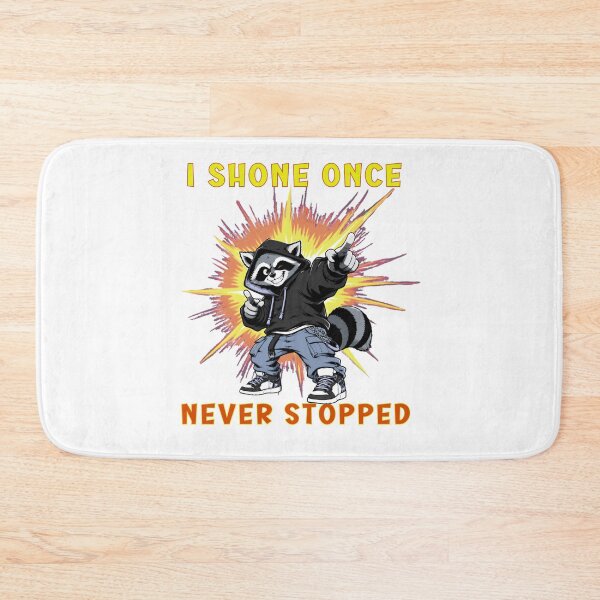 Item preview, I Shone Once Never Stopped Cool Raccoon Retro Humor Bold Cartoon Animal Design. designed and sold by Creative-Sanc.