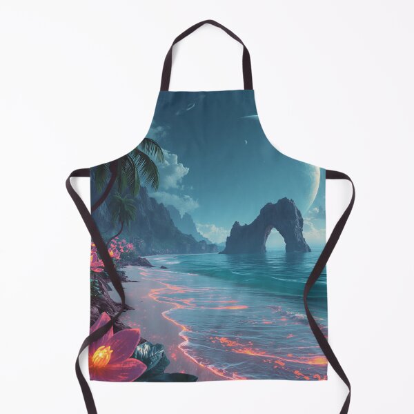 Item preview, Celestial Bloom Coast Fantasy Landscape designed and sold by Luminous Wilds.