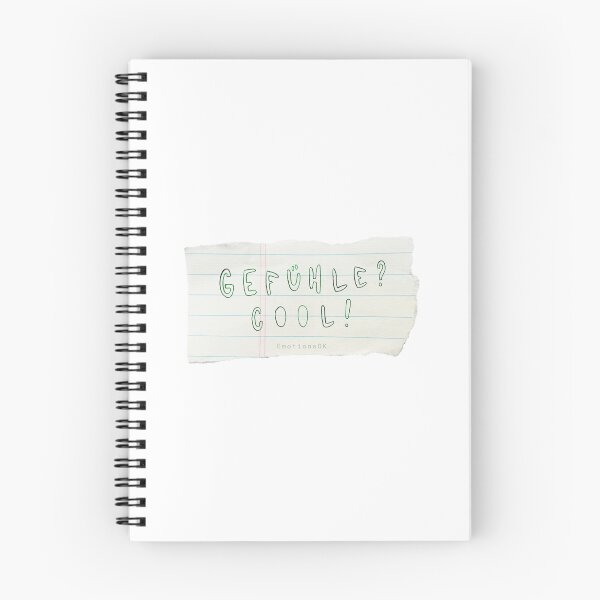 Item preview, Feelings? Cool! · Hand-painted typography, hand lettering, forest green ink, paper strips designed and sold by EmotionsOK.