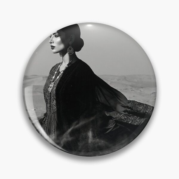 Item preview, Queen of the Dunes – Elegant Woman in Flowing Gown Cinematic Portrait designed and sold by marianka91.