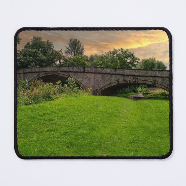 Item preview, Golden Hour Glow Over Elwy Bridge, St Asaph designed and sold by ArtworkNorth.