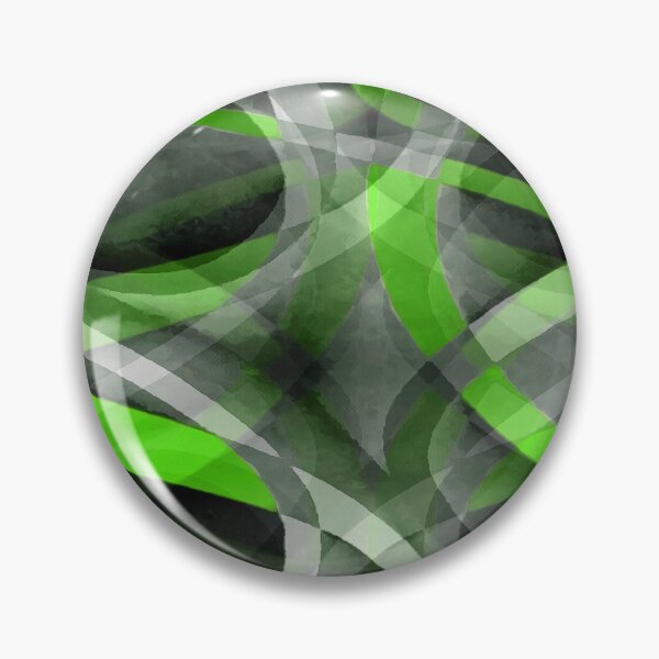 Item preview, Eighties Lime Green On Grey Abstract Curve Pattern designed and sold by taiche.