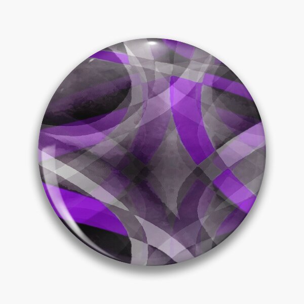 Item preview, Eighties Light Purple On Grey Abstract Curve Pattern designed and sold by taiche.