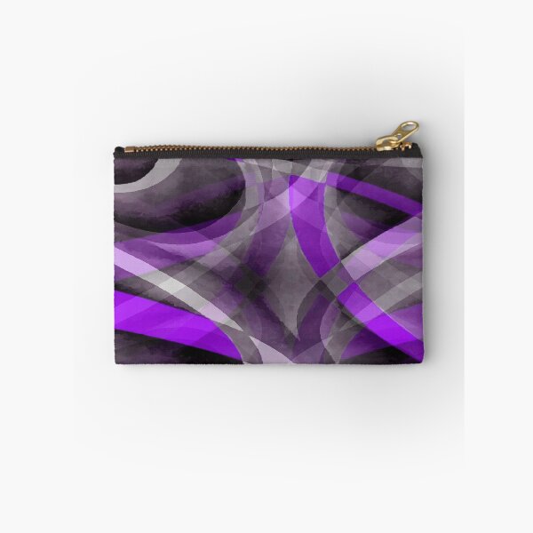 Item preview, Eighties Light Purple On Grey Abstract Curve Pattern designed and sold by taiche.