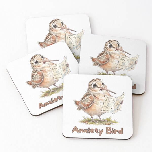 Item preview, American Woodcock Anxiety Bird | Cute Funny Lost Bird Meme designed and sold by HelgaCraftery.