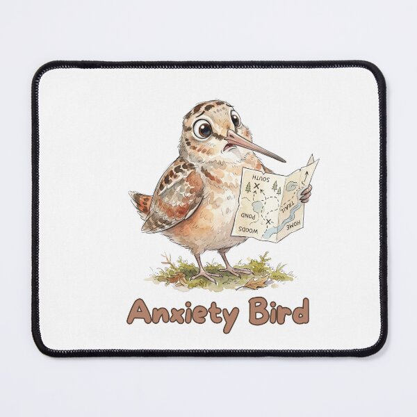 Item preview, American Woodcock Anxiety Bird | Cute Funny Lost Bird Meme designed and sold by HelgaCraftery.