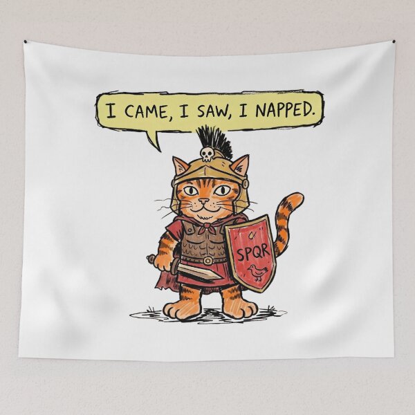 Item preview, Roman Emper,or Napping Cat - SPQR Funny Caesar Quote designed and sold by PM.