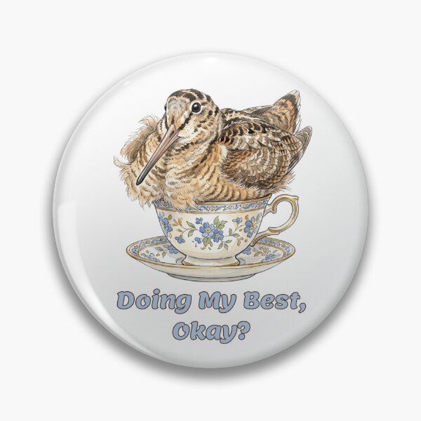 Item preview, American Woodcock Doing My Best OK | Cute Cozy Bird Meme designed and sold by HelgaCraftery.