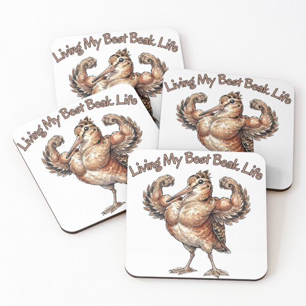 Item preview, American Woodcock Living My Best Beak Life | Funny Bird Meme designed and sold by HelgaCraftery.