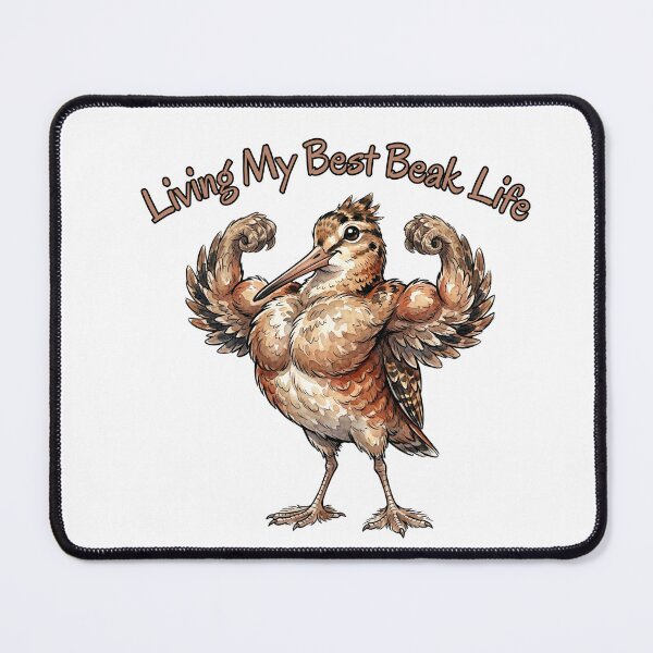 Item preview, American Woodcock Living My Best Beak Life | Funny Bird Meme designed and sold by HelgaCraftery.