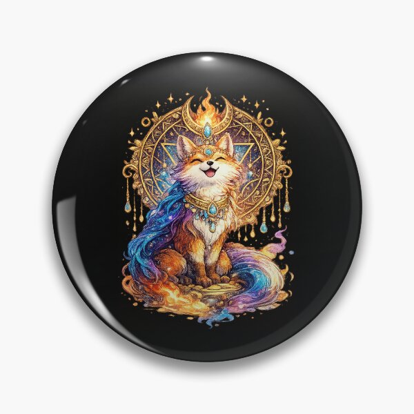 Item preview, Celestial Flame Mystic Fox designed and sold by KellyCottama.