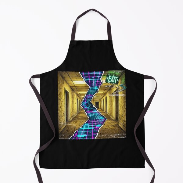 Item preview, The Backrooms Reality Tear: Liminal Space & Neon Glitch designed and sold by krish-prints.