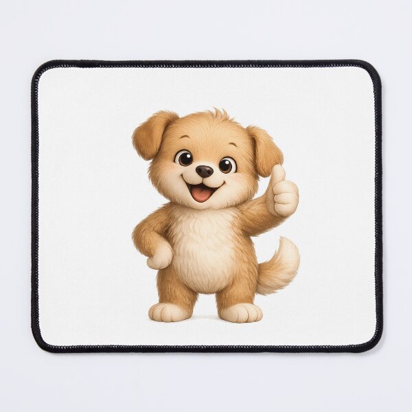 Item preview, Cute Dog Thumbs Up Watercolor Happy Puppy Art designed and sold by Seculinator.