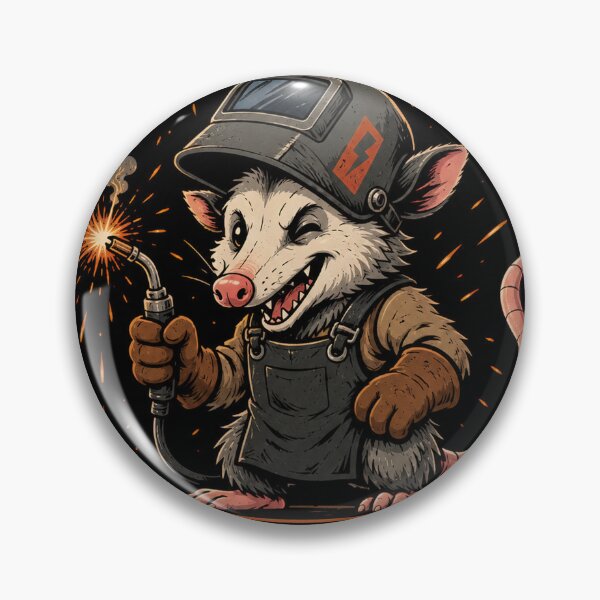 Item preview, Professional Spark Maker Possum Welder – Funny Welding Tradesman Retro Design designed and sold by PatysArt.