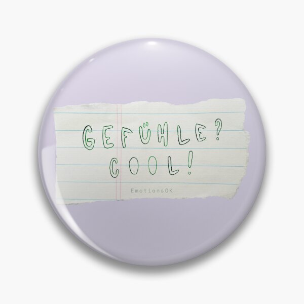 Item preview, Feelings? Cool! · Hand-painted typography, hand lettering, forest green ink, paper strips designed and sold by EmotionsOK.