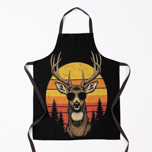 Item preview, Funny Sarcastic Vintage Retro 70s Groovy Deer Buck Sunglasses T-Shirt designed and sold by ElkasDesign.