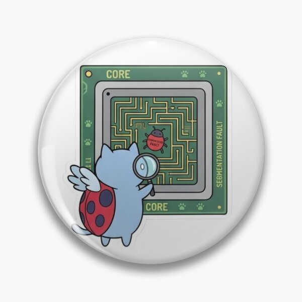 Item preview, Funny Programmer Gift Segmentation Fault Cat Kawaii Developer Humor Shirt designed and sold by Dev Mode.