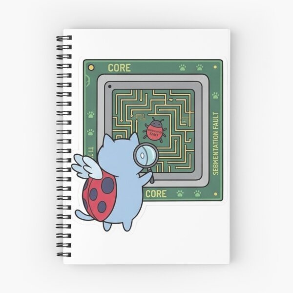 Item preview, Funny Programmer Gift Segmentation Fault Cat Kawaii Developer Humor Shirt designed and sold by Dev Mode.