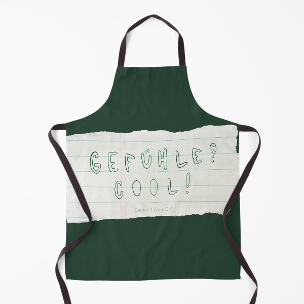 Item preview, Feelings? Cool! · Hand-painted typography, hand lettering, forest green ink, paper strips designed and sold by EmotionsOK.