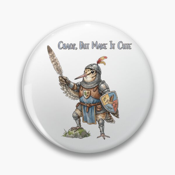 Item preview, American Woodcock Chaos But Make It Cute | Funny Knight Bird Meme designed and sold by HelgaCraftery.