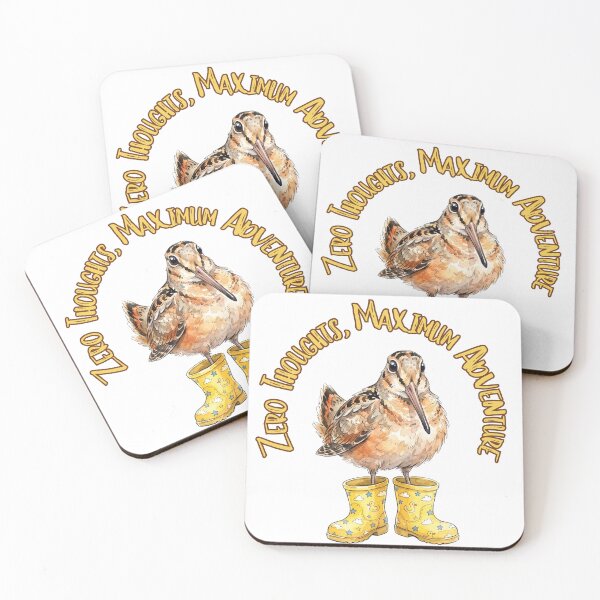Item preview, American Woodcock Zero Thoughts Maximum Adventure | Cute Funny Bird designed and sold by HelgaCraftery.