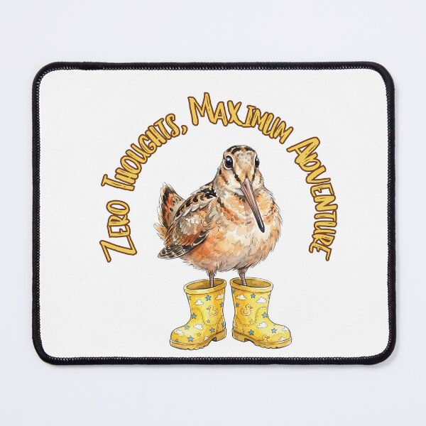 Item preview, American Woodcock Zero Thoughts Maximum Adventure | Cute Funny Bird designed and sold by HelgaCraftery.
