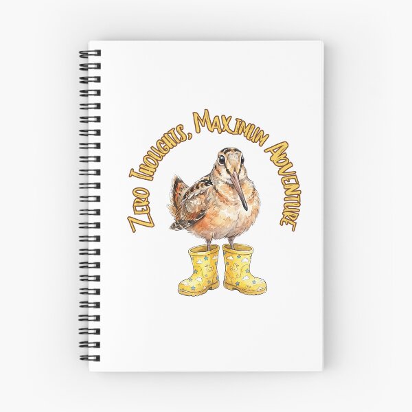 Item preview, American Woodcock Zero Thoughts Maximum Adventure | Cute Funny Bird designed and sold by HelgaCraftery.
