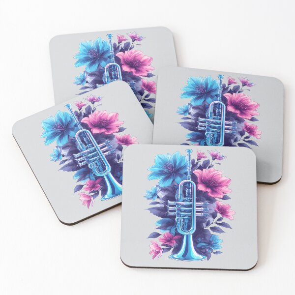 Item preview, Cyber Floral Trumpet   - World Music Day designed and sold by Art-Arcade6.