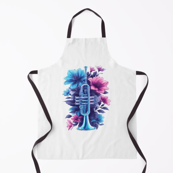 Item preview, Cyber Floral Trumpet - World Music Day designed and sold by Art-Arcade6.