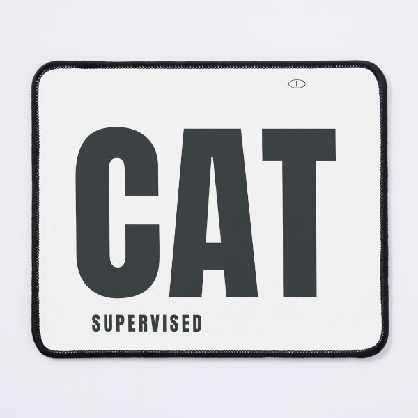 Item preview, Cat Supervised | Funny Cat Lover Design designed and sold by HeartAndArtShop.
