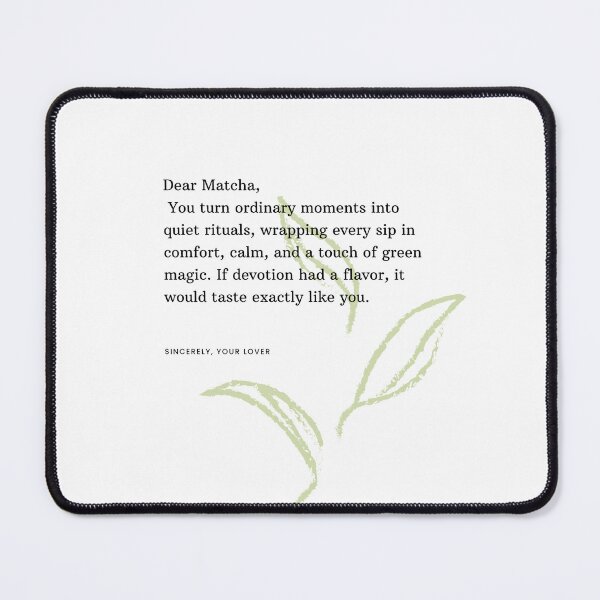 Item preview, Dear Matcha designed and sold by Humankindesigns.
