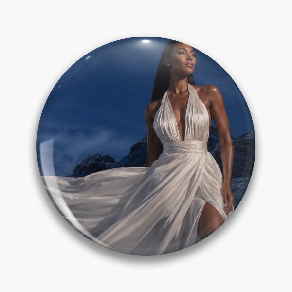 Item preview, Elegant Woman in Flowing White Silk Dress designed and sold by marianka91.