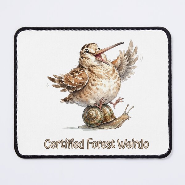 Item preview, American Woodcock Certified Forest Weirdo | Cute Funny Snail Bird designed and sold by HelgaCraftery.