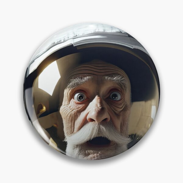 Item preview, Old Man in a space suit on the moon designed and sold by Colin Bentham.