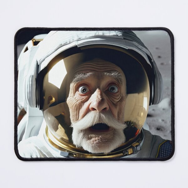 Item preview, Old Man in a space suit on the moon designed and sold by Colin Bentham.