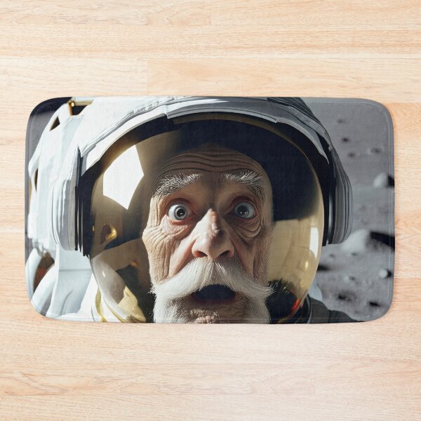 Item preview, Old Man in a space suit on the moon designed and sold by Colin Bentham.
