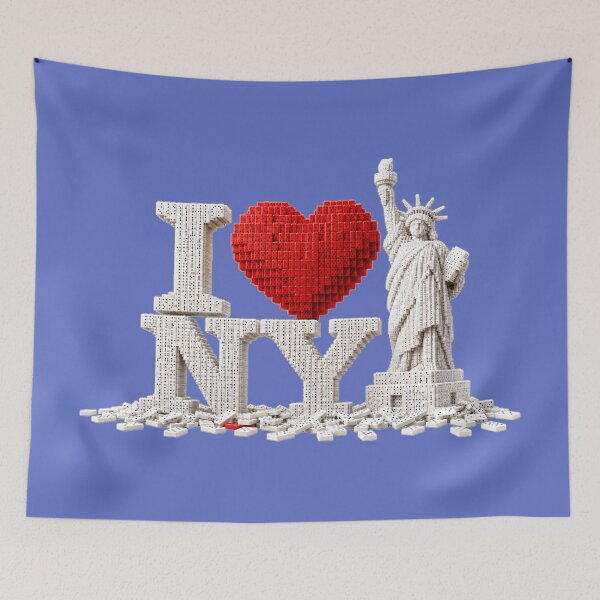 Item preview, Creative NYC Domino Effect Liberty Sculpture Travel Art designed and sold by puzzell.