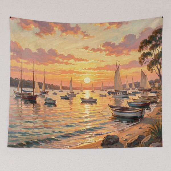 Item preview, Coastal Lake at Sunrise designed and sold by Kirrindy Designs.