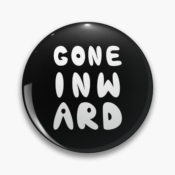Item preview, Gone Inward Introvert Typography Quote designed and sold by Mooi Studio.