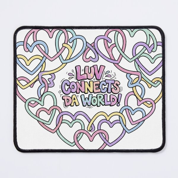 Item preview, luv connects da world designed and sold by LOVEARTDESIGN.
