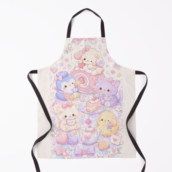 Item preview, Pastel Cloud Friends ☁️⭐ Kawaii Animal Print designed and sold by StarbunStudio.