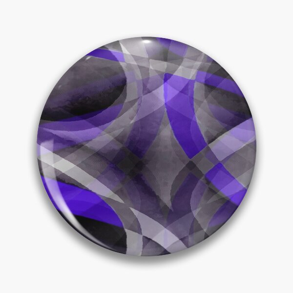 Item preview, Eighties Violet Blue On Grey Abstract Curve Pattern designed and sold by taiche.