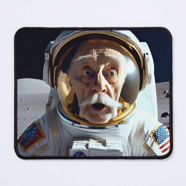 Item preview, Old Man in a space suit on the moon designed and sold by Colin Bentham.