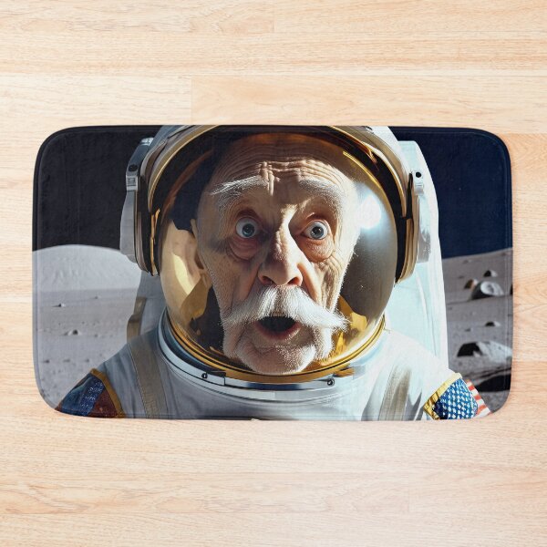 Item preview, Old Man in a space suit on the moon designed and sold by Colin Bentham.