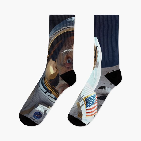 Item preview, Old Man in a space suit on the moon designed and sold by Colin Bentham.