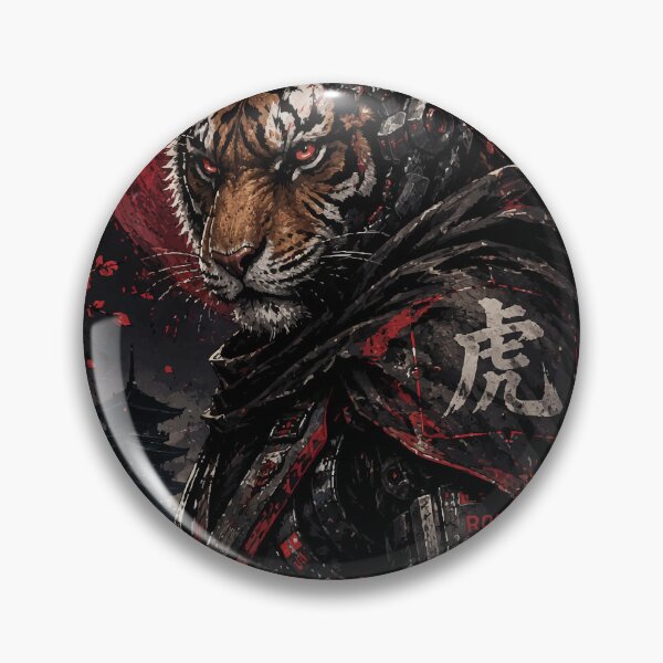 Item preview, Futuristic Cyber Samurai Tiger Warrior designed and sold by Besir26.
