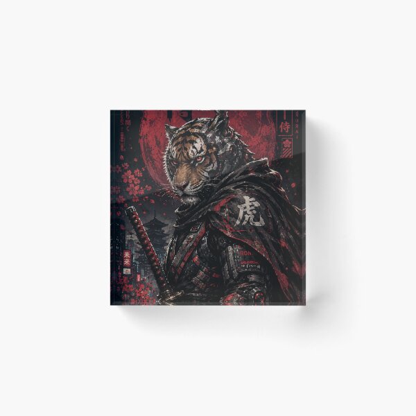 Item preview, Futuristic Cyber Samurai Tiger Warrior designed and sold by Besir26.