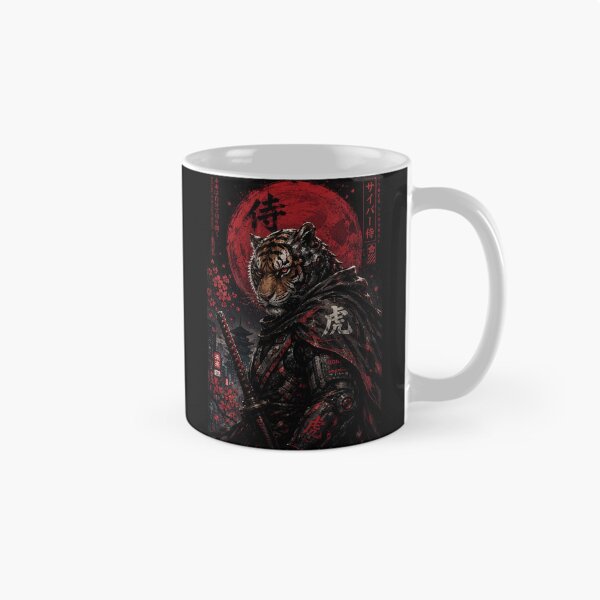 Item preview, Futuristic Cyber Samurai Tiger Warrior designed and sold by Besir26.